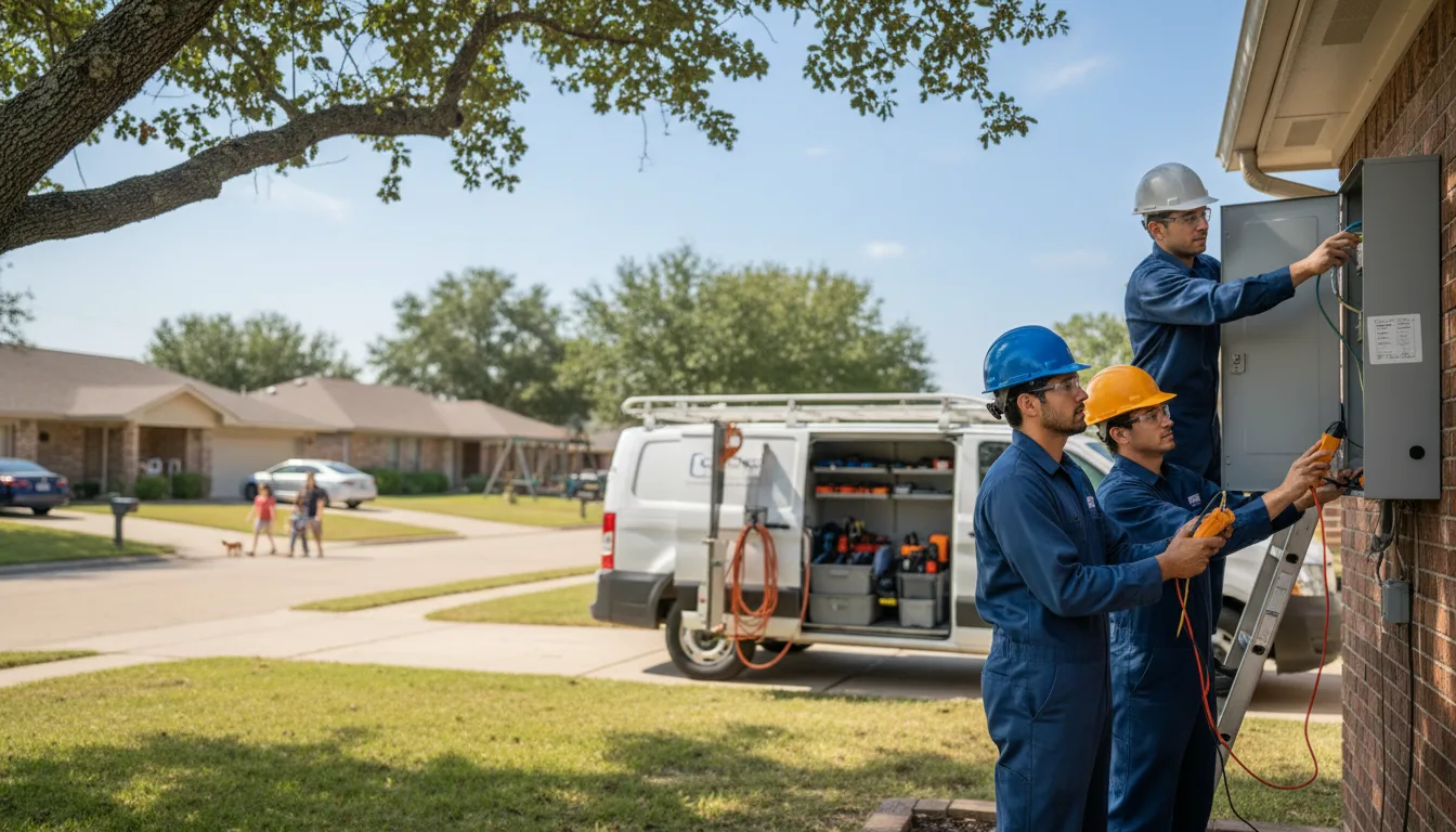 Certified electrician providing emergency electrical services in Sharps, VA